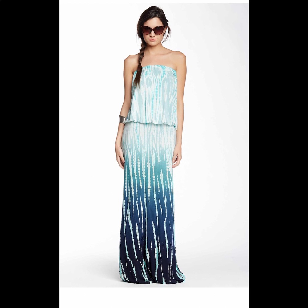 Young fabulous & broke strapless dress
